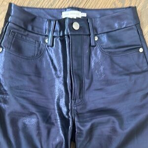 Good American Glossy Navy High-Rise Jeans